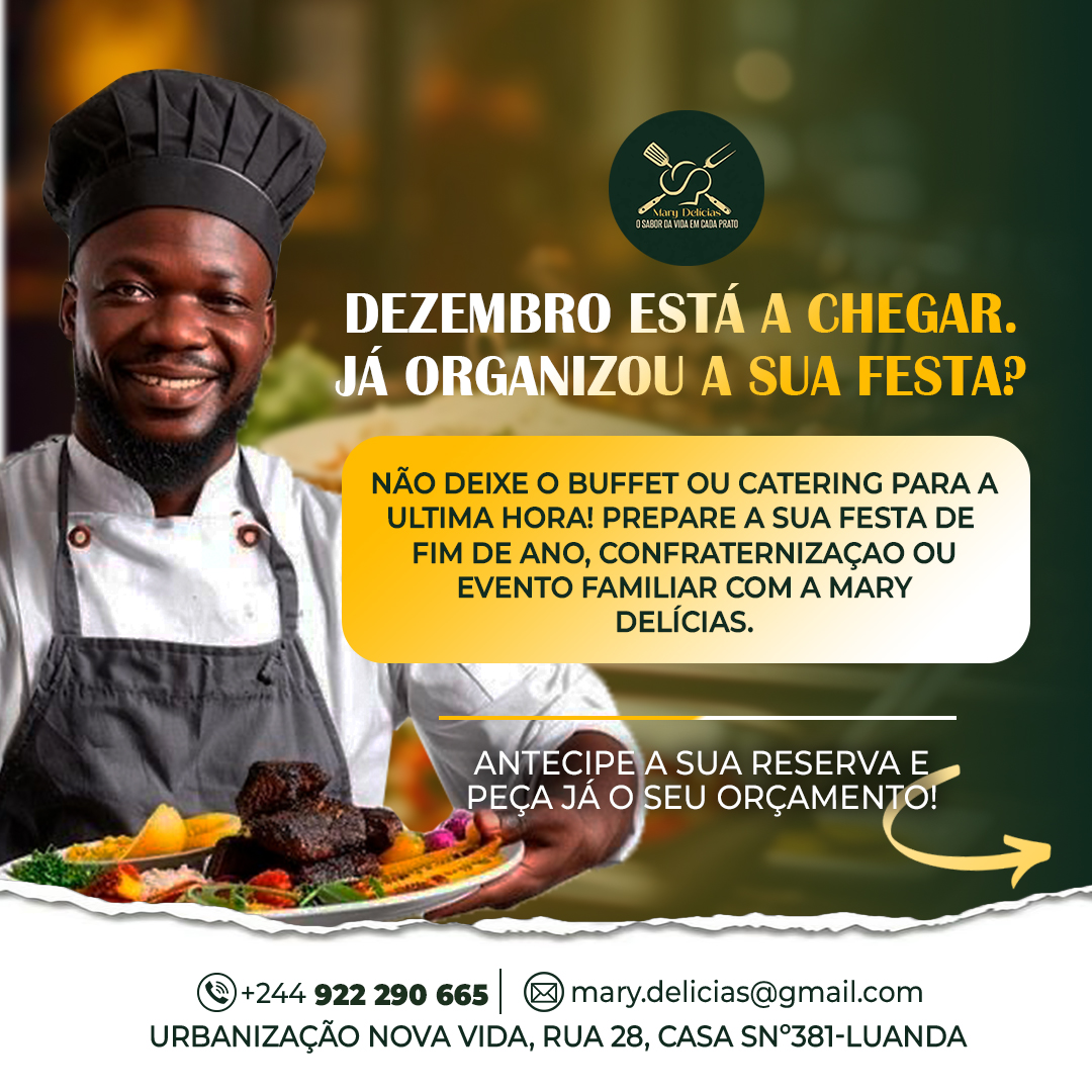Dezembro está a chegar — reserve a sua festa